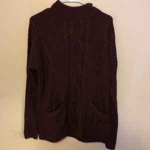 Burgundy Sweater